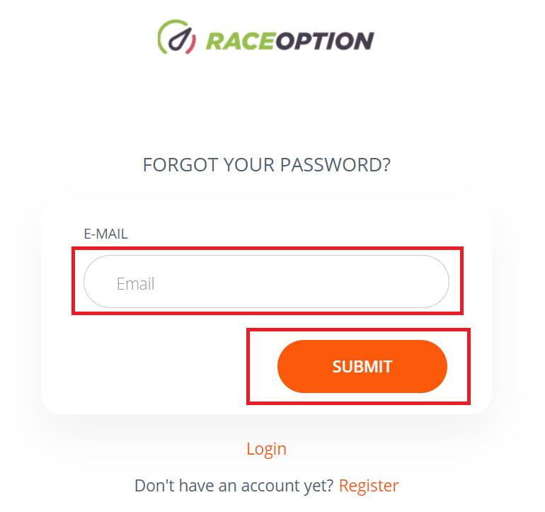 จะเข้าสู่ระบบ Raceoption ได้อย่างไร? ลืมรหัสผ่านของฉัน